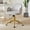 grey, variant on Corduroy Metal Flower Petal Back Home Office and Vanity Room Flower-Inspired Design and Ergonomic Comfort Desk Chair