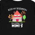 thumbnail image 4 of Inktastic Book my Reservation I'm Going To Mimi's- House Boys or Girls Long Sleeve Toddler T-Shirt, 4 of 5