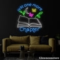 thumbnail image 4 of Glowneon Just One More Chapter Neon Sign, Book Led Sign, Library Decor, Reading Room Decor, 4 of 5
