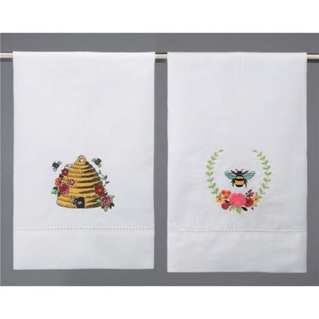 

Peking Handicraft 04SN268WC 14 x 22 in. Secret Garden GT 2 Design Kitchen Towel Set of 8