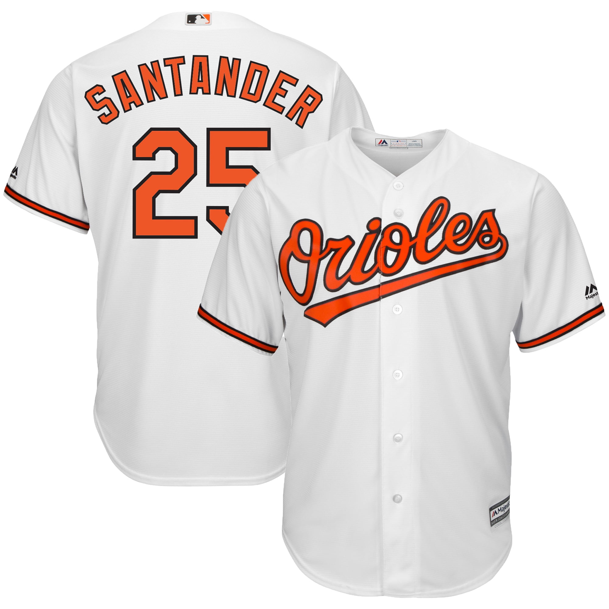 white orioles jersey