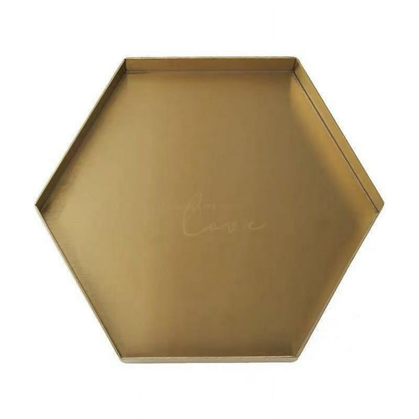 Bandejas redondas doradas, bandeja de Metal de acero inoxidable, bandeja de baño decorativa para el hogar