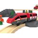 thumbnail image 4 of HYPERLIVING Accesorios para Trenes de Madera, Tren Locomotora Que Funciona con Baterías, Tren con Control Remoto para Juego de Vías, Vehículos de Tracción con Motor Potente, Adecuado para Todos los, 4 of 7