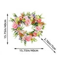 thumbnail image 3 of Avtoify Valentine's Day Wreath Valentine's Day Love Garland New Chinese Valentine's Day Rose Simulation Garland Wedding Decoration Pendant, 3 of 6