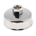 thumbnail image 1 of Sliver Oil Filter Cup Housing Tool Remover Wrench 14 Flutes Fits, 1 of 8