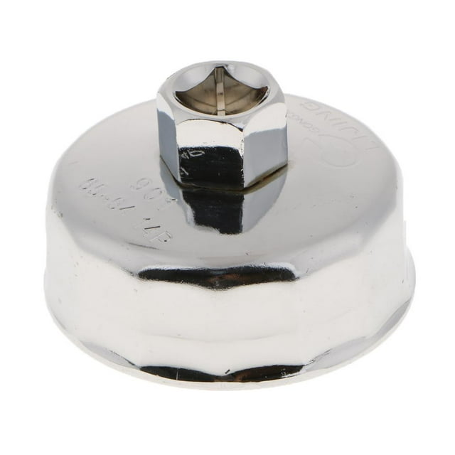 Sliver Oil Filter Cup Housing Tool Remover Wrench 14 Flutes Fits