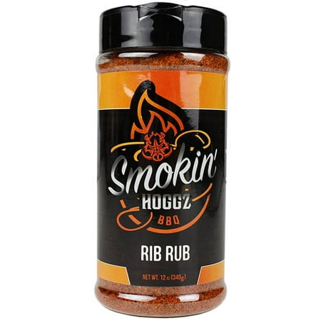 Smokin Hoggz BBQ Rib Rub Seasoning 12 Oz Award Winning Championship Recipe (The Best Bbq Rub Recipe)