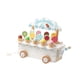 thumbnail image 5 of Juego de helados de madera para niños, juego de comida, juguete para aprender helados en edad preescolar blanco, 5 of 9