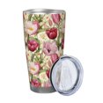 thumbnail image 2 of Salouo Tulips Flowers Print 20oz Tumbler with Lid,Stainless Steel Vacuum Insulated Tumbler Durable Insulated Coffee Mug Thermal Cup with Splash Proof Sliding Lid-Without Straw, 2 of 8