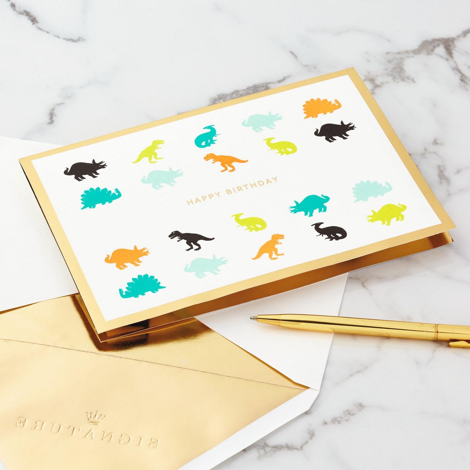 Hallmark Signature Paper Wonder Pop Up Birthday Card (Dinosaurs)