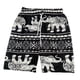 thumbnail image 4 of Pantalones cortos de playa para hombre y mujer, ropa de playa bohemia, pierna ancha, secado rápido, bañadores holgados. rayas blancas negras, 4 of 9