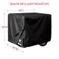 thumbnail image 2 of Porch Shield Waterproof Universal Generator Cover 26 x 20 x 20 inch - for Most Generators 3000-5000 Watt, Black, 2 of 8