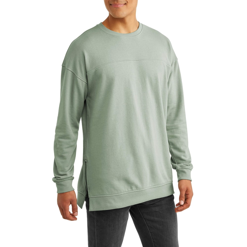 No Boundaries No Boundaries Men's Long Sleeve French Terry Crewneck