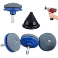 thumbnail image 1 of Aiguiseur 4 Packs avec 1 Balancier Universel pour Lame de Tondeuse à Gazon, 1 of 1