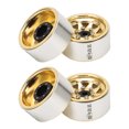 thumbnail image 1 of RC Car Wheel Hub, Iron Material 1.0in Metal Wheel Hub RC Silver Outer 7mm Hex Driver  for SCX24 Copper, 1 of 8