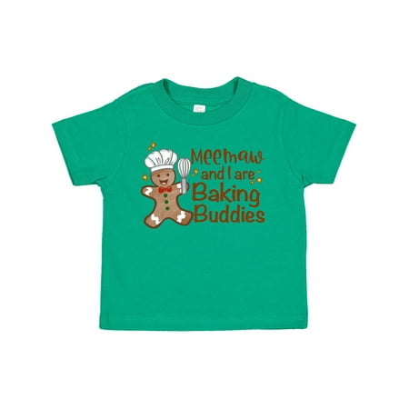 

Inktastic Meemaw and I Are Baking Buddies Gift Toddler Boy or Toddler Girl T-Shirt