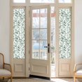 thumbnail image 3 of Eucalyptus Leaves Window Privacy Film Watercolor Green Plant Leaf Decorative Glass Window Film UV Blocking Static Cling Non-Adhesive Sticker Covering for Home Door 17.7 x 78.7 inches, 3 of 7