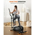 thumbnail image 5 of Caromix Elliptical Machine with Magnetic Resistance, Elliptical Exercise Machine for Home with LCD Monitor and Hyper-Quiet Magnetic Driving System, 300LBS Loading Capacity, 5 of 10