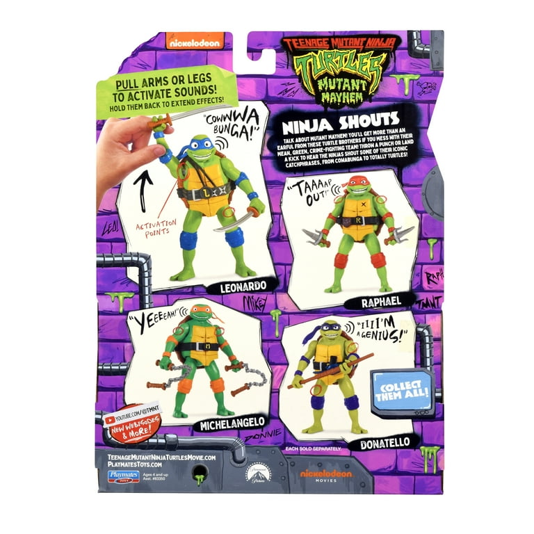 Playmates Toys TMNT Teenage Mutant Mayhem Michelangelo Deluxe
