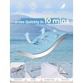 thumbnail image 4 of Ekouaer Mens Swim Trunks 7 Inch Quick Dry Board Shorts Swimwear Bathing Suits with Mesh Liner 2 in 1 Surf Swimming Short with Pockets, 4 of 6
