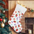 thumbnail image 5 of GZHJMY Strawberry Christmas Stocking, Personalized Large Candy Stocking Hanging Gift, Xmas Stockings Decoration for Family Holiday Party Ornaments Decor Fireplace, 5 of 7