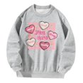 thumbnail image 3 of Sudadera para mujer Sudadera de manga larga Sudadera inspiradora Sudadera con cuello redondo para el trabajo Senderismo Uso diario Oficina , l L Yinane Sudadera Mujer, 3 of 8