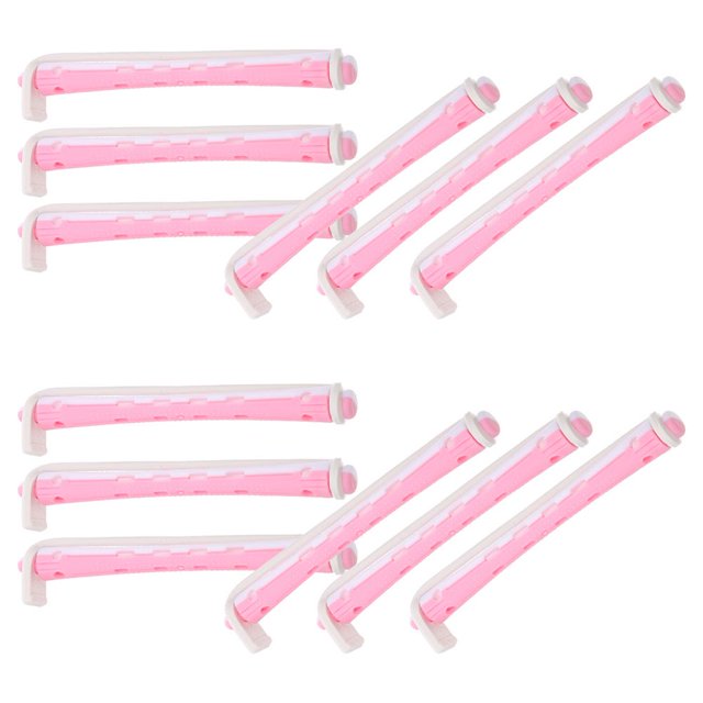 Dsseng 24 Pcs Outils de Curling de Cheveux Barre de Permanente 9.00X0.80X0.80CM Rose