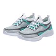 thumbnail image 2 of RotHome Blue Platform Sneakers for Women Mesh Breathable Chunky Athletic Tennis Shoes Womens Casual Gym Workout Walking Sneakers Thick Sole, 2 of 9