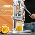 thumbnail image 3 of Sopito manual juicer press, Effortless Cast Iron Juicer Professional Stainless Steel Juicer for Fresh Lemon, Lime, Orange & Pomegranate,Easy to Clean with Brusher, 3 of 11