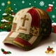 thumbnail image 3 of Patchwork Christmas Cap, 3 of 4