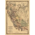 thumbnail image 3 of Unknown 18x24 Black Modern Framed Museum Art Print Titled - Southern Pacific Railroad - 1876, 3 of 5