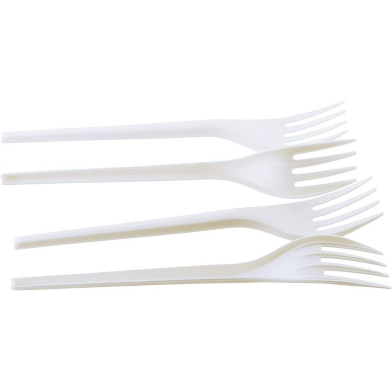 Restaurantware Black Plastic Utensil / Flatware / Cutlery Set - CPLA - Heat-Resistant - Compostable - Disposable - with Napkin - 100ct Box - Basic