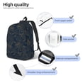 thumbnail image 5 of Xecao Vintage Chrysanthemum for Canvas College Laptop Backpack, Durable Rucksack Travel Notebook Bag School Backpack Book Bag for Men Women, 5 of 8
