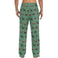 thumbnail image 2 of Top-kevin Merry Christmas Dachshund Pajama Pants for Men Comfort Sleep Lounge Bottoms Straight-fit with Pockets S-XXL, 2 of 6