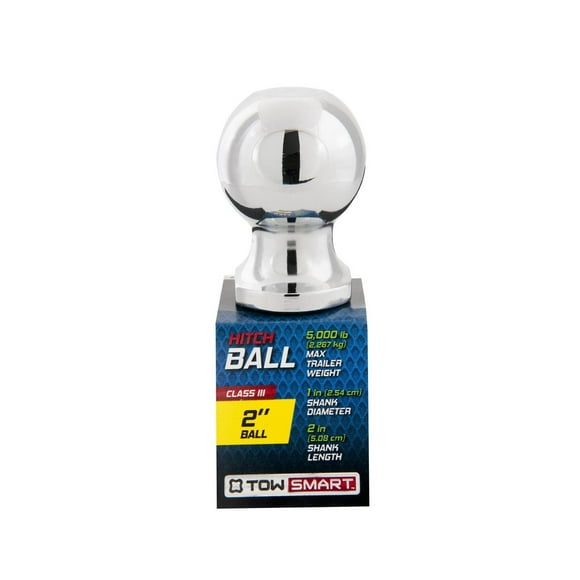 Classe III - boule d'attelage de 5,08 cm (2 po) x 2,54 cm (1 po) de diamètre de tige x 5,08 cm (2 po) de longueur de tige 2,2 tonnes (5 000 lb) boule d'attelage