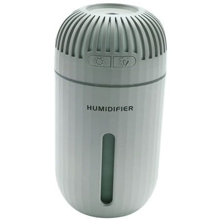 

Portable Mini Usb Humidifier 310Ml Ultrasonic Mist Humidifier With 7 Colors Night Light Lasts Up To 8 Hours For Bedroom Office Travel And Car Auto Shut-Off(Matcha Green)