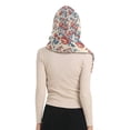 thumbnail image 4 of BZSMCE Warm Fleece Hood Scarf Wrap 0_0 (2) Pattern, 4 of 7