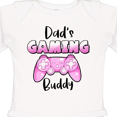 thumbnail image 4 of Inktastic Dad's Gaming Buddy- Pink Controller Boys or Girls Long Sleeve Baby Bodysuit, 4 of 5