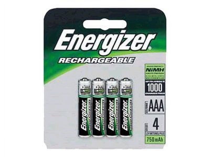 Energizer Rechargeable AAA Batteries (4 Pack), Triple A Batteries - image 3 of 4