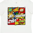 thumbnail image 4 of Inktastic My Grandma Loves Me Superhero Boys or Girls Toddler T-Shirt, 4 of 5