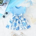 thumbnail image 2 of Toddler Dresses For Girls Sleeveless Printed For With Cute Floral Print Girls Floral Dress Size 18-24Months, 2 of 4