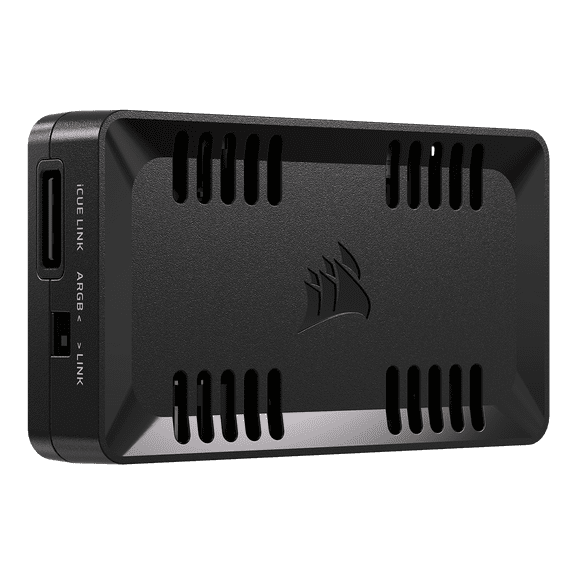 CORSAIR Commander Duo Lighting and Fan Controller ARGB and iCUE LINK Hybrid Control 12 daisy-chained PWM fans Bridge mode enables ARGB and PWM control using a LINK HUB Two Flexible Temperature Sensor