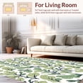 thumbnail image 2 of ODIKA 5' x 7' Machine Washable Non-Slip Area Rug, Botanical Leaf High Traffic Rug, Green, 338718, 2 of 7