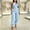 #066-Light Blue, variant on Womens Outfit SetFall Two Piece Set Stand Collar Sleeveless Top With High Waist Ankle Strap Jumpsuit For Summer Gift