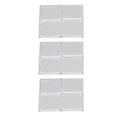 thumbnail image 1 of Almohadillas anticolisión para coche, almohadilla autoadhesiva cuadrada transparente para manija de puerta de armario, 12 Uds., 1 of 8