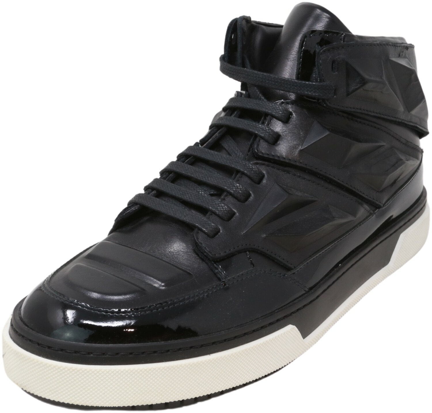 Alejandro Ingelmo Men's Exotron Leather High-Top Sneaker Chantal Nero - 9M  - Walmart.com