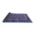 thumbnail image 2 of Ahgly Company Indoor Square Oriental Blue Industrial Area Rugs, 7' Square, 2 of 4