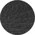 thumbnail image 1 of Ahgly Company Machine Washable Indoor Round Transitional Midnight Gray Area Rugs, 3' Round, 1 of 7
