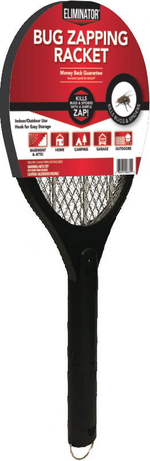 Eliminator Portable Handheld Insect Killer Racket Black Requires 2 AA Batteries Walmart
