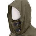 thumbnail image 6 of Medieval Hooded Cloak For Men, Renaissance Cowl Shawl Scarf, Halloween Festival Short Poncho Cape Accessories, 6 of 7